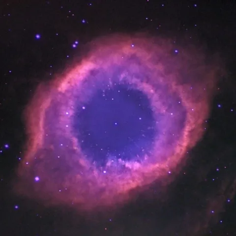 NGC7293. Canal H-alfa y RGB — Emilio Hidalgo
