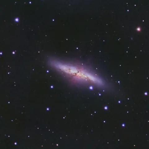 Supernova en M82. RGB (6 imágenes/canal de 15 min) — Emilio Hidalgo