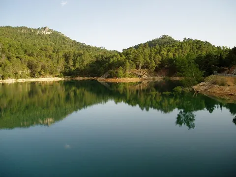 El pantano del Aguascebas, cerca de La Fresnedilla