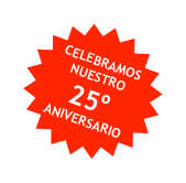 CELEBRAMOS
NUESTRO 25º
ANIVERSARIO